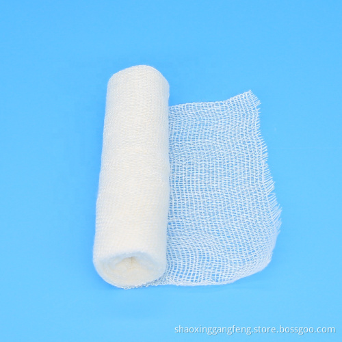 Différentes tailles 100% bandage de gaze chirurgicale médicale en coton